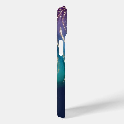 Elegant Chic Abstract, Navy Blue Case-Mate iPhone Case (Achterkant / Rechts)