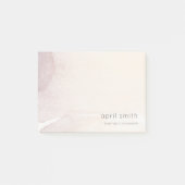 Elegant Chic Abstract Roos Gold Paarse Waterverf Post-it® Notes (Voorkant)