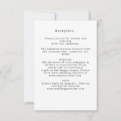 Elegant Chic Autumn Leaves Fall Wedding Save The Date (Achterkant)