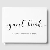 Elegant chic Baby shower Gastenboek (Voorkant)