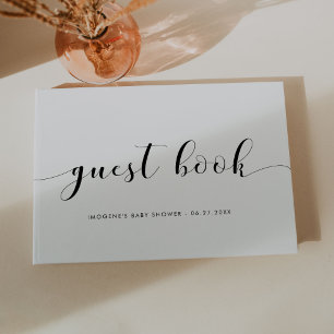 Elegant chic Baby shower Gastenboek