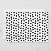 Elegant chic Baby shower Kaart (Achterkant)