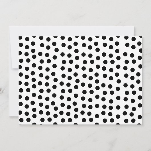 Elegant chic Baby shower Kaart (Achterkant)