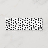 Elegant chic Baby shower luier loterij ticket (Achterkant)