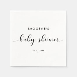 Elegant chic Baby shower Servet