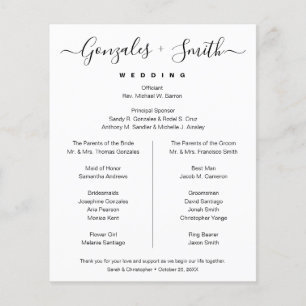 Elegant Chic Black White Simple Bridge-party