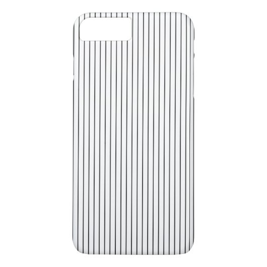 Elegant Chic Black White Striped Case-Mate iPhone Case (Achterkant)