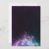 Elegant Chic Blue Dress, Vrijgezellenfeest Kaart (Achterkant)