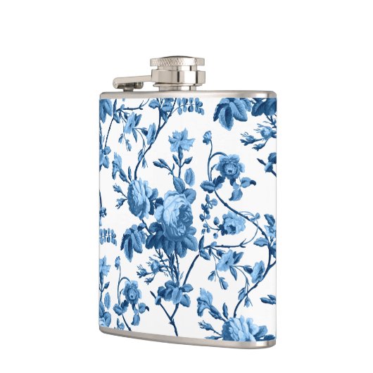 Elegant Chic Blue Roos Floral Heupfles (Links)