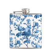 Elegant Chic Blue Roos Floral Heupfles (Voorkant)