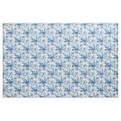 Elegant Chic Blue Roos Floral Stof (Fat Quarter)