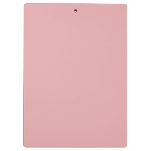 Elegant Chic Blush Roze Gold Monogram Klembord (Achterkant)