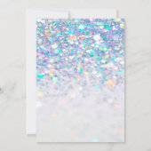 Elegant Chic Bokeh, Bride Dress Vrijgezellenfeest Kaart (Achterkant)