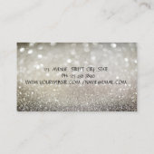 Elegant Chic Bokeh Gold, Lotus Yoga Visitekaartje (Achterkant)