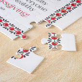 Elegant Chic Botanicals Thanksgiving Poem Legpuzzel (Zijkant)