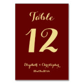 Elegant Chic Brown Faux Gold Wedding Vrijgezellenf Kaart (Achterkant)