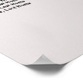 Elegant chic burgundy floral poster (Hoek)