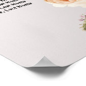 Elegant chic burgundy poster (Hoek)