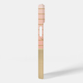 Elegant Chic Butterfly Gold Striped Case-Mate iPhone Case (Achterkant / Rechts)