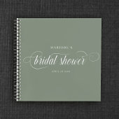 Elegant Chic Calligraphy Vrijgezellenfeest Guest Notitieboek