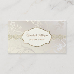 Elegant Chic Charming, Gold Lace Visitekaartje
