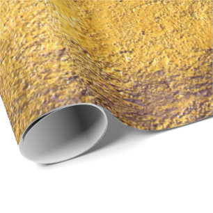 Elegant Chic Chiny Golden Wrapping Paper Cadeaupapier