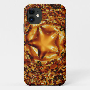 Elegant Chic Copper Gold Kerstster Case-Mate iPhone Case