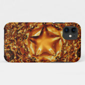 Elegant Chic Copper Gold Kerstster Case-Mate iPhone Case (Achterkant (horizontaal))