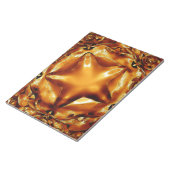 Elegant Chic Copper Gold Kerstster Notitieblok (Schuin)