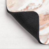 Elegant Chic Copper Roos Goud Marmer Muismat (Hoek)