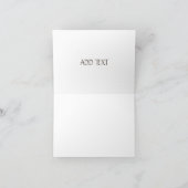 Elegant Chic Damask Bedankkaart (Binnen)