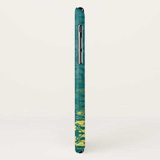 Elegant Chic Damask Lace Florals afgesloten Case-Mate iPhone Case (Achterkant/links)