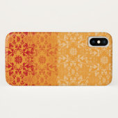  Elegant Chic Damask Lace Florals afgesloten Case-Mate iPhone Case (Achterkant (horizontaal))