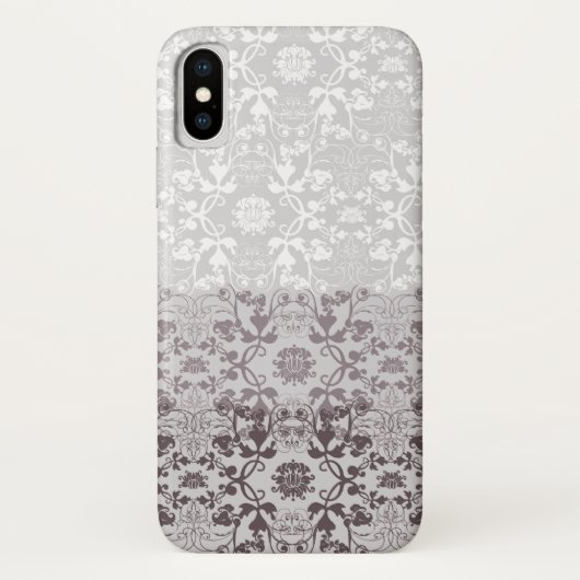  Elegant Chic Damask Lace Florals afgesloten Case-Mate iPhone Case (Achterkant)