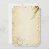 Elegant Chic Diamonds Bruidsdouche Kaart (Achterkant)