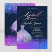 Elegant Chic Diamonds Vrijgezellenfeest Kaart (Voorkant / Achterkant)