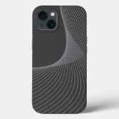 Elegant, chic, eenvoudig, modern grafisch patroon Case-Mate iPhone case (Achterkant)