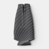 Elegant, chic, eenvoudig, modern grafisch patroon flesjeskoeler (Achterkant)