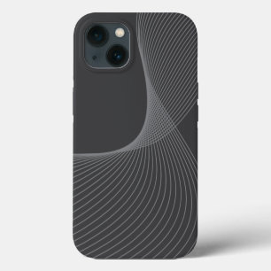 Elegant, chic, eenvoudig, modern grafisch patroon iPhone 13 hoesje