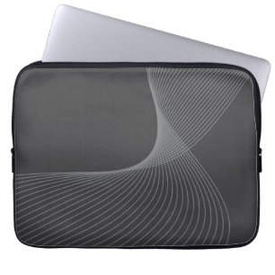 Elegant, chic, eenvoudig, modern grafisch patroon laptop sleeve