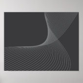 Elegant, chic, eenvoudig, modern grafisch patroon poster (Voorkant)