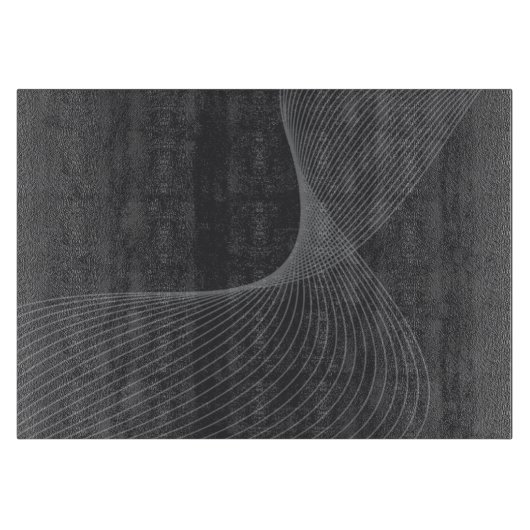 Elegant, chic, eenvoudig, modern grafisch patroon snijplank (Voorkant)