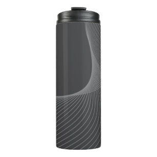 Elegant, chic, eenvoudig, modern grafisch patroon thermosbeker