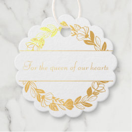 Elegant chic en modern gepersonaliseerd bedankjes labels