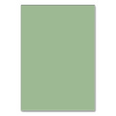 Elegant Chic Eucalyptus Sage Green trouwblad Kaart (Achterkant)