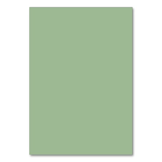 Elegant Chic Eucalyptus Sage Green trouwblad Kaart (Achterkant)