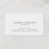 Elegant chic faux goudblauw marmer professioneel visitekaartje (Achterkant)