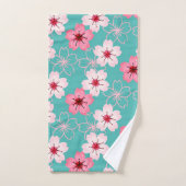 Elegant chic floral Cherry Blossom patroon Bad Handdoek (Handdoek)