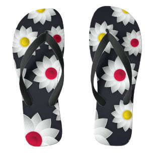 Elegant chic floral Cherry Blossom sunflower Teenslippers