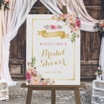 Elegant Chic Floral Gold Lijst Vrijgezellenfeest Poster<br><div class="desc">Welkom uw gasten in stijl met dit Chic Floral Gold Lijst Vrijgezellenfeest Sign. Dit bord is voorzien van een prachtig bloempatroon en een gouden lijst, waardoor het perfect is voor elk chemisch of verfijnd vrijgezellenfeest thema. Dit teken is een geweldige manier om de toon te zetten voor een gedenkwaardige viering...</div>